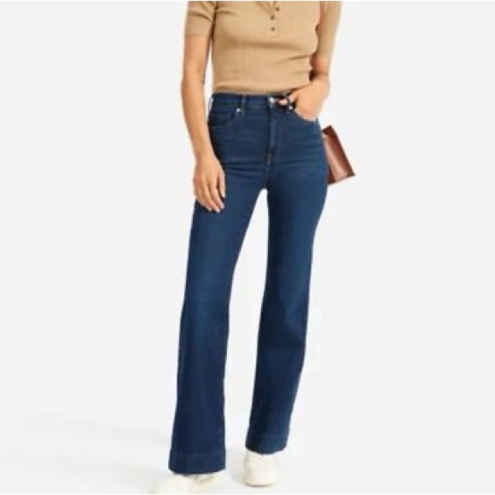 Everlane High Rise Flare Jeans